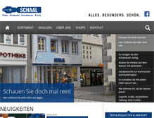 Tablet Screenshot of bueroschaal.de